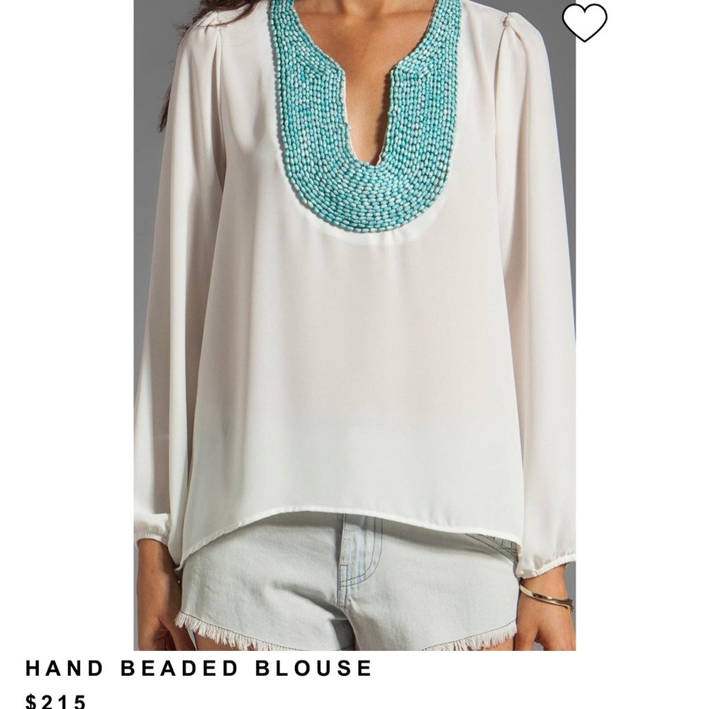Eight Sixty Hand Beaded Blouse